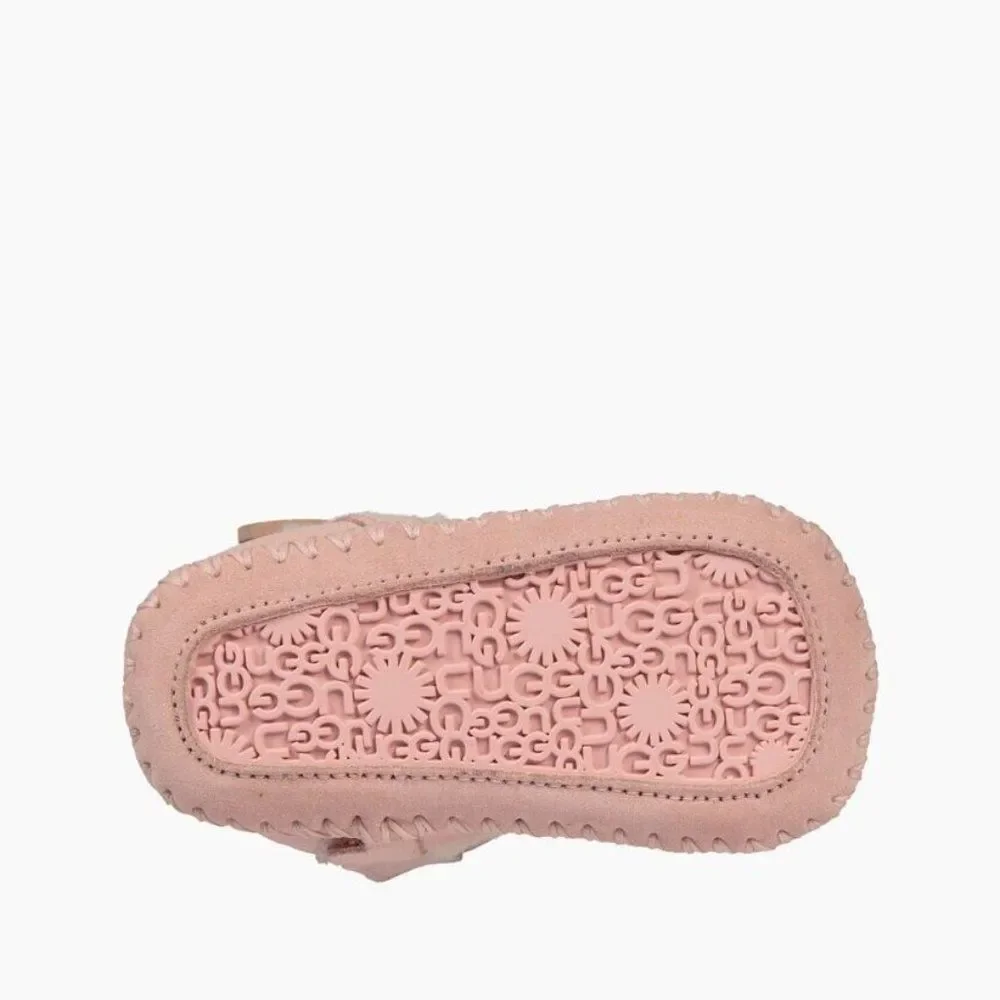 UGG Lemmy II 1018136I Toddler Kid's Baby Pink Suede & Sheepskin Bootie UGG367
